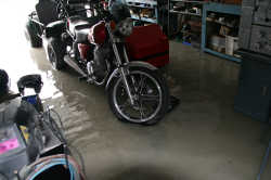 Liquefaction floods the garage