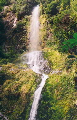 The waterfall