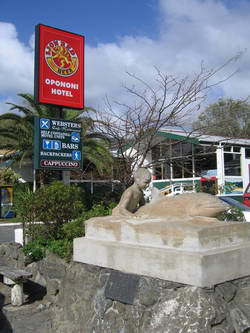 Statue of Opo the friendly dolphin