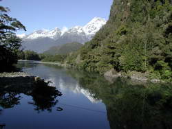 Pyke River and Darran Mountains