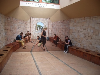 Roman-style toilets