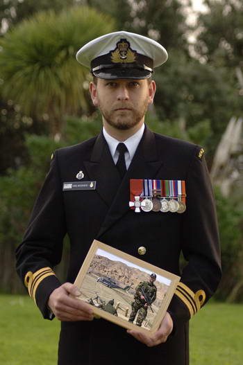 Lieutenant Commander K.E. Woodhead, MNZM, RNZN