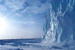 Barne Sunlight - Barne Glacier, Antarctica.
