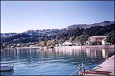 View of the waterfront area from the wharf