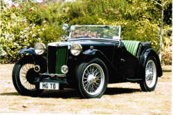 The restored MG in 2010
