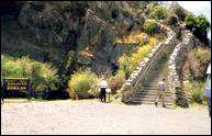 The  siltstone steps to the lookout
