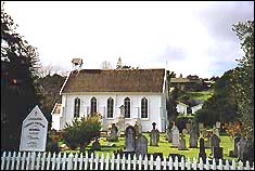 Christ Church, Russell, built in 1836, the oldest existing church in New
Zealand