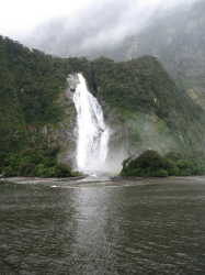 Waterfall seen on the cruise
