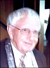The Rev Professor Ian Dixon on his 89th birthday