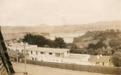 The Karitane Harris hospital on the hill above Andersons Bay