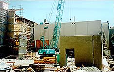 Extensive building work in progress