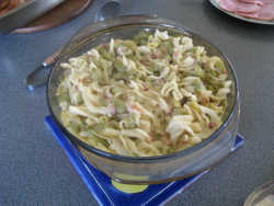Green Bean Pasta Lunch Dish