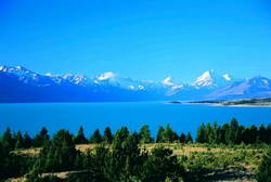Looking across Lake Pukaki towards Mount Cook 