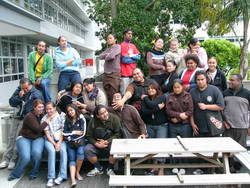 Plantation Business Challenge competitors in a relaxed moment