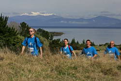 Runners on the Trailwalker course