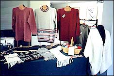A selection of some of the many garments available
